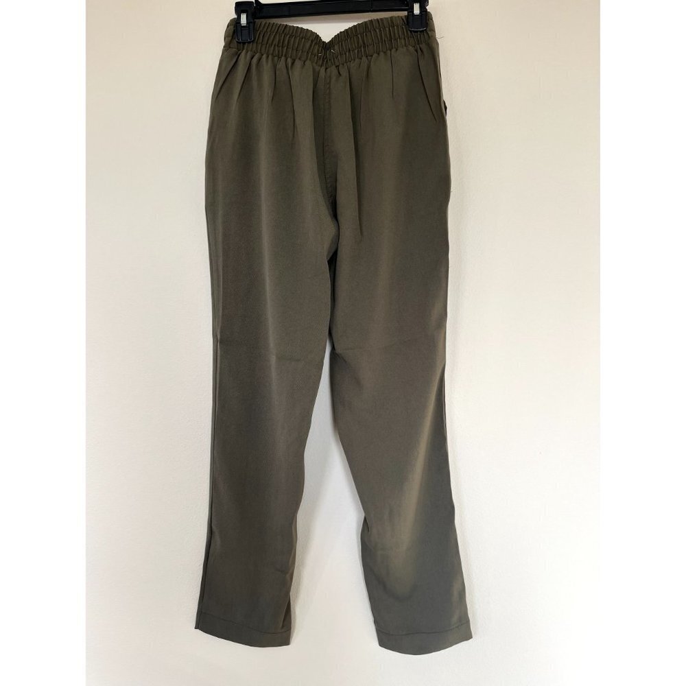 NWT Max Studio Twill Pull-On Trousers XS - Picture 7 of 11